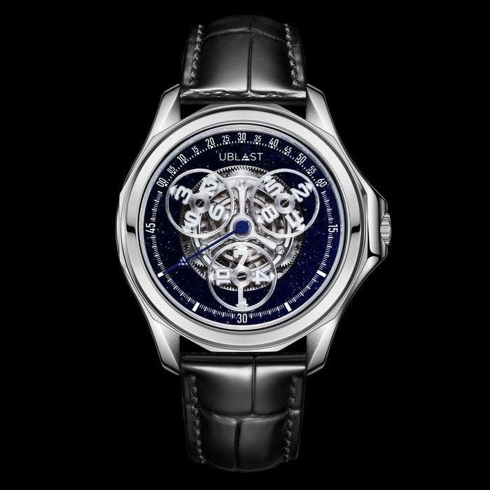 Ublast - Axial Force - Automatic Ltd Edition - REF.UBAXF42BU, Sieraden, Tassen en Uiterlijk, Horloges | Heren