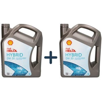 Shell Aanbieding: 2 X Helix Hybrid 0W20 5L, Verzenden, Nieuw