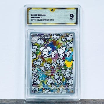 Pokémon Graded card - Maushold 146 - 30th Anniversary –, Nieuw
