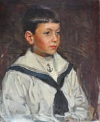 Harrington Mann (1864-1937) - Portrait de garçon