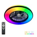 VENTELUX LED plafondlamp met ventilator 48W + 15W 3CCT +..., Ophalen of Verzenden, Nieuw