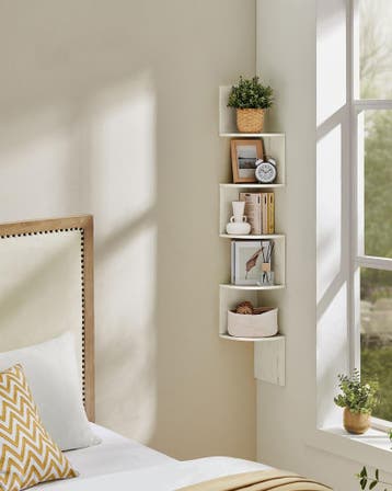 Hoekplank / wandplank - met 5 niveaus - hoogte 126 cm -, Huis en Inrichting, Kasten | Wandmeubels, Verzenden, Nieuw