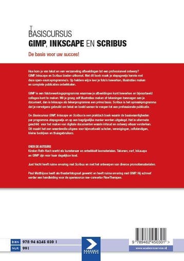Basiscursus GIMP,Inkscape en Scribus / Basiscursussen, Boeken, Verzenden, Zo goed als nieuw, Paul Matthijsse