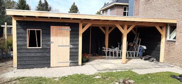 Lariks Douglas Overkapping Buitenverblijven op maat gemaakt, Ophalen, Nieuw, Tuinpaviljoen