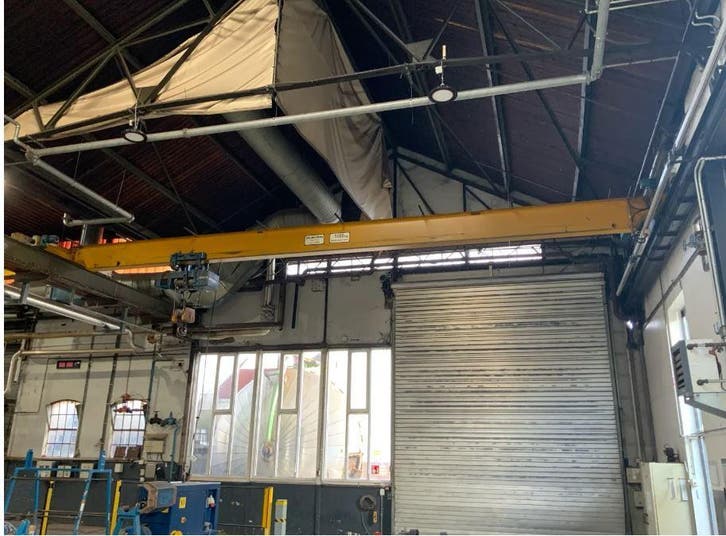 Demag enkelligger bovenloopkraan ± 11.365 mm x 5t  001477U, Doe-het-zelf en Verbouw, Gereedschap | Overige machines, Gebruikt