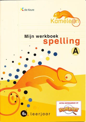 Kameleon Spelling Werkboek A 6e leerjaar (per stuk), Verzenden, Nieuw