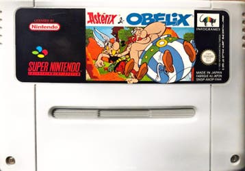 Asterix en Obelix zonder doosje (SNES tweedehands game), Spelcomputers en Games, Ophalen of Verzenden, Zo goed als nieuw