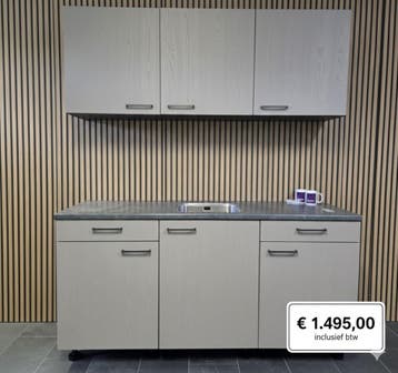 Nieuwe keukens | Uit voorraad | Outlet Korting, Huis en Inrichting, Keuken | Complete keukens, Ophalen of Verzenden, Nieuw, Kunststof