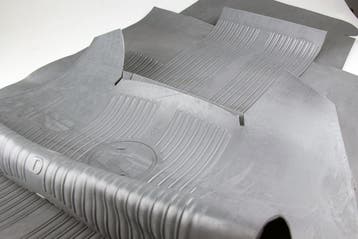 Mattenset GRIJS RUBBER Compleet!, Ophalen of Verzenden, Nieuw