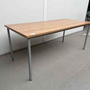 Gispen kantoortafel - 180x80 cm | kersen/havanna kleur blad, Ophalen of Verzenden, Nieuw