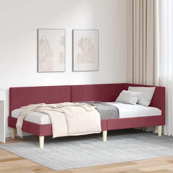 Eenpersoonsbed 80x200 L-vorm | Laatste Stuk!, Eenpersoons, Ophalen of Verzenden, Zo goed als nieuw, 80 cm