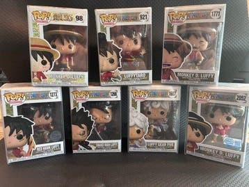 Funko - Funko Pop One Piece Luffy collectie (7 stuks) -