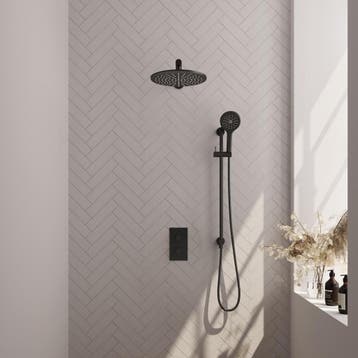Brauer Black Carving Thermostatische Regendoucheset Inbouw -, Ophalen of Verzenden, Nieuw