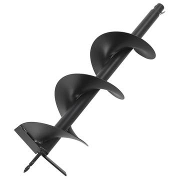 vidaXL Grondboor 200 mm staal, Doe-het-zelf en Verbouw, Verzenden, Nieuw