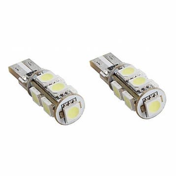 2x CANBUS T10 LED 9-SMD 5050 - 12V interieur lamp, Ophalen of Verzenden, Nieuw