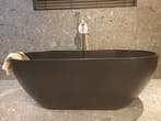 Vrijstaand bad mat zwart solid surface + staande kraan 0032, Ophalen, Nieuw, Bad