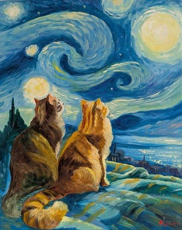 Michele Luna (1980) - Guardando il celo stellato -