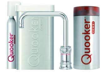 €2156 QUOOKER COMBI+ CLASSIC NORDIC SQUARE CHROOM + CUBE, Ophalen of Verzenden, Nieuw