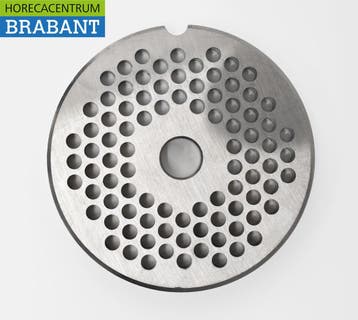 HCB RVS Plaat voor gehaktmolen maat 12, 4 mm Slagerij Horeca, Ophalen of Verzenden, Nieuw in verpakking