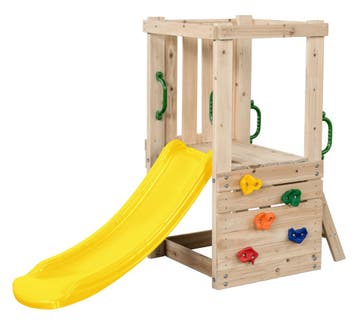 Houten Speeltoestel Mari Small met gele glijbaan, Ophalen of Verzenden, Nieuw
