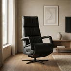 Leren relaxfauteuil met hartbalans Calm, Huis en Inrichting, Fauteuils, Bohemian, Industrieel, Modern, Scandinavisch, Nieuw, Ophalen of Verzenden