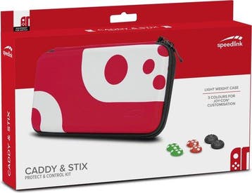 Speedlink CADDY & STIX - Beschermhoes - Zwart/Grijs - Switch, Verzenden, Nieuw
