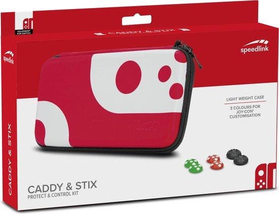 Speedlink CADDY & STIX - Beschermhoes - Zwart/Grijs - Switch, Spelcomputers en Games, Spelcomputers | Overige Accessoires, Verzenden
