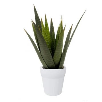 Kunstplant Aloe Vera in pot 35 cm - Overige kunstplanten, Ophalen of Verzenden