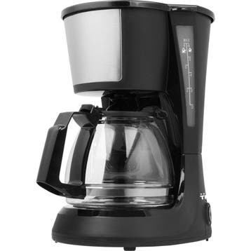 Compact Koffiezetapparaat - Zwart/RVS, Nieuw