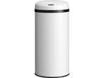 Automatische Prullenbak - Sensorprullenbak - 40 Liter - Wit, Verzenden, Nieuw