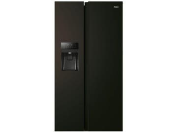 Haier HSR5918DIPB - Amerikaanse koelkast - 511 liter - Zwart, Witgoed en Apparatuur, Verzenden, Zo goed als nieuw