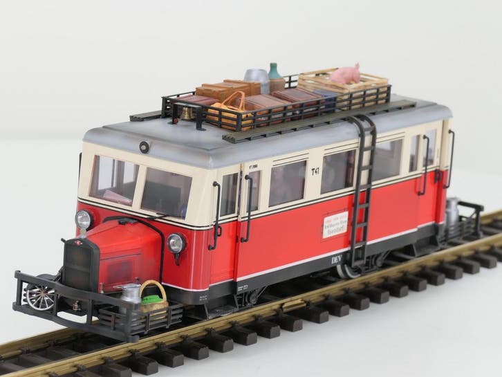 LGB 2066 SUPER Wismarere Schienenbus , Digitaal, Sound, 1..., Hobby en Vrije tijd, Modeltreinen | Overige schalen, Overige typen