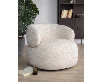 Fauteuil Maeve - beige | Eleonora, Huis en Inrichting, Fauteuils, Ophalen of Verzenden, Nieuw