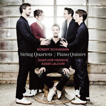 cd - quatuor hanson adam laloum - SCHUMANN STRING QUARTET..., Verzenden, Zo goed als nieuw