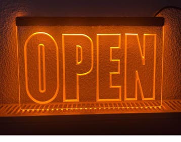 OPEN neon bord lamp LED verlichting reclame lichtbak #15 *OR, Verzenden, Nieuw in verpakking