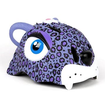 Crazy Safety Kinderhelm / Fietshelm Paarse Luipaard / Purple, Verzenden, Nieuw