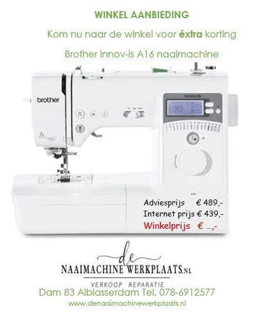 Naaimachines: kom nu naar de winkel voor éxtra korting !!, Ophalen, Nieuw, Naaimachine, Brother