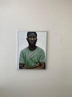 Erik Somers - Man in groen t shirt, Antiek en Kunst