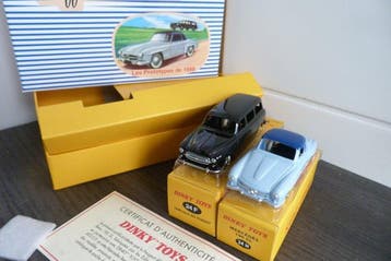 Dinky Toys 1:43 - Modelauto (2) - Peugeot 403 Familiale;, Nieuw