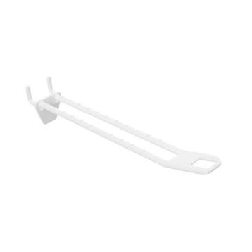 Perfowand Blisterhaak - 15 cm - Dubbel - Wit - Kunststof...