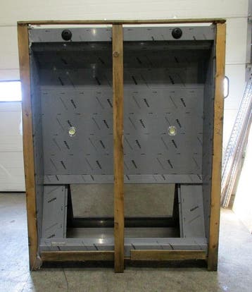 RVS Inductie Afzuigkap, B150 x D180 x H40 cm, zonder motor, Gebruikt