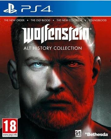Wolfenstein - Alt History Collection PS4 Morgen in huis!, 1 speler, Ophalen of Verzenden, Zo goed als nieuw, Vanaf 18 jaar