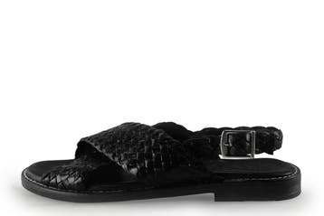Oh My Sandals Sandalen in maat 38 Zwart, Kleding | Dames, Schoenen, Verzenden, Zwart, Sandalen of Muiltjes, Zo goed als nieuw