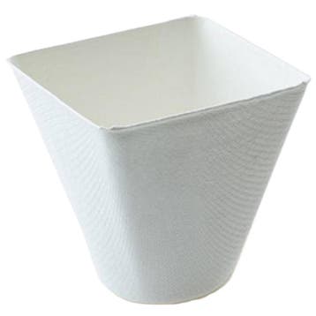 Sier Bagastro Suikerriet Bakje Conisch 5x5x4,5cm 40st., Verzenden, Nieuw