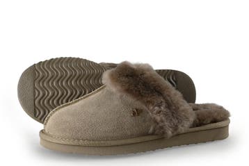 Mexx Pantoffels in maat 39 Beige, Kleding | Dames, Mexx, Verzenden, Beige, Zo goed als nieuw