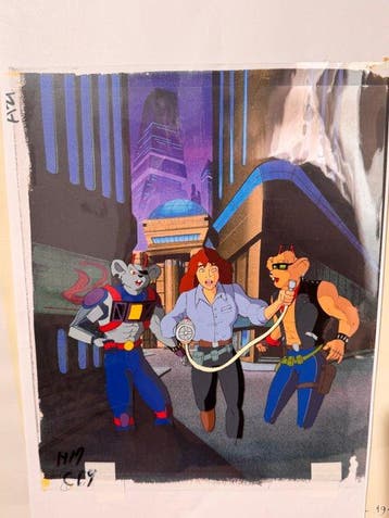 Marvel Studios - 3 Original colour drawing - Biker Mice from, Nieuw in verpakking