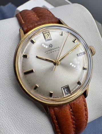 Junghans - Vintage 1970s Germany - Zonder minimumprijs -, Sieraden, Tassen en Uiterlijk, Horloges | Heren, Nieuw