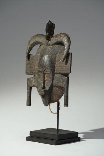 Een houten masker - Senufo - Ivoorkust (Zonder minimumprijs)