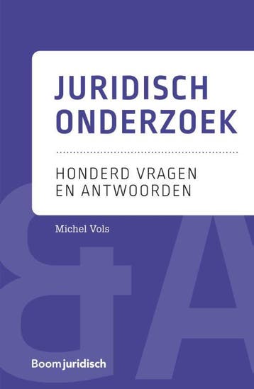 Juridisch onderzoek, 9789462908321, Boeken, Verzenden, Zo goed als nieuw, HBO