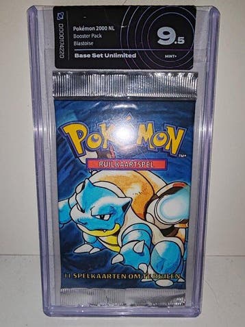 Pokémon - 1 Booster pack - Set base unlimited art blastoise, Nieuw